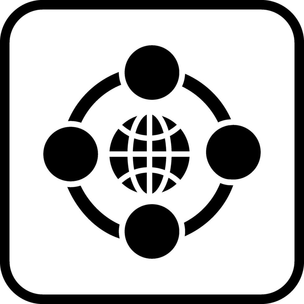 Netzwerk-Vektor-Symbol vektor