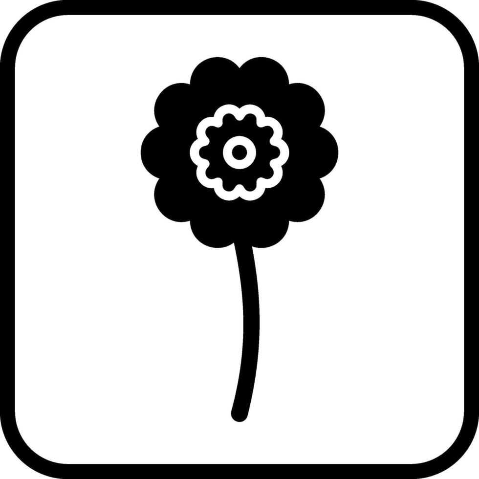 Blumen-Vektor-Symbol vektor