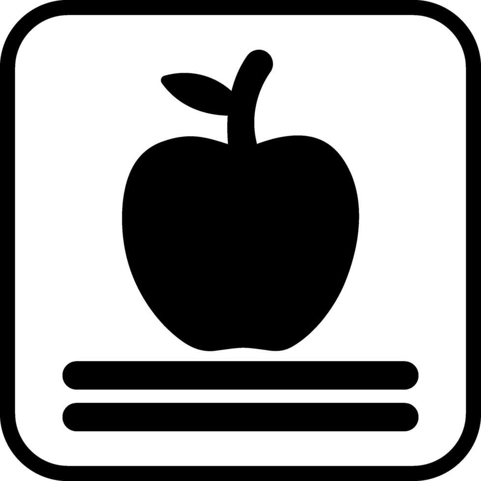 Apple-Vektor-Symbol vektor