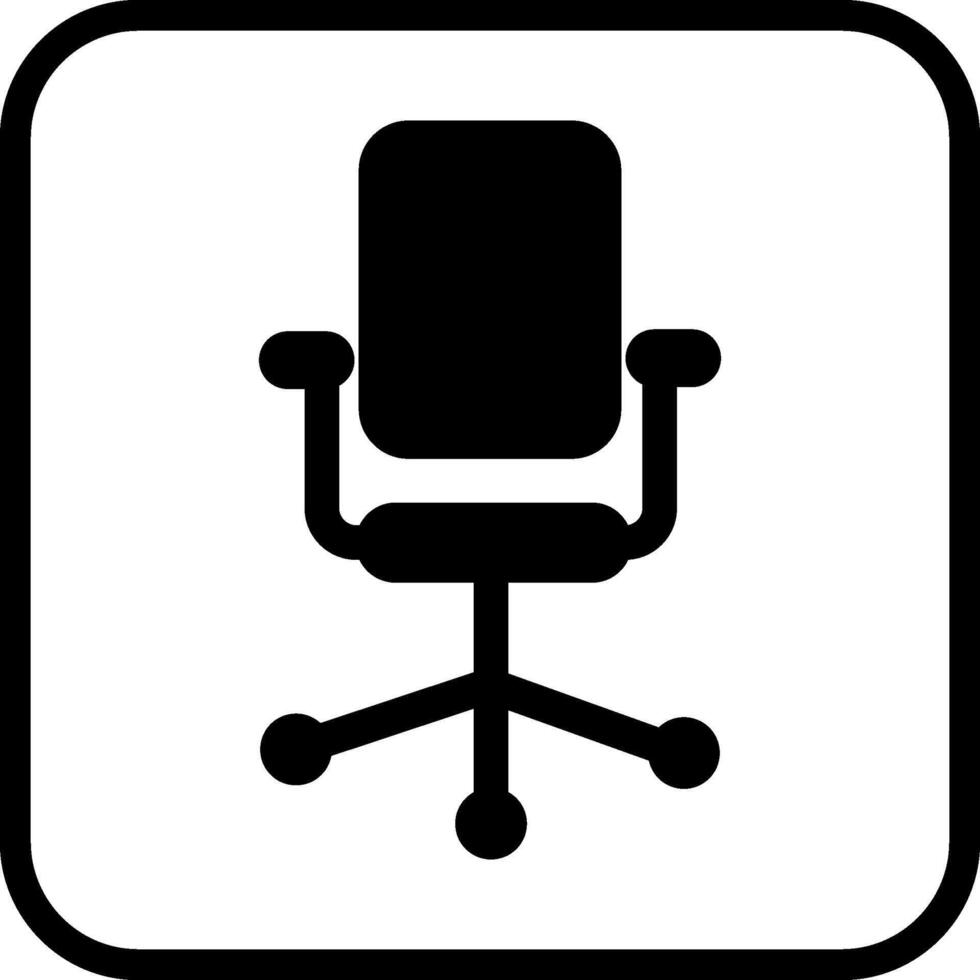 kontor stol ii vektor ikon