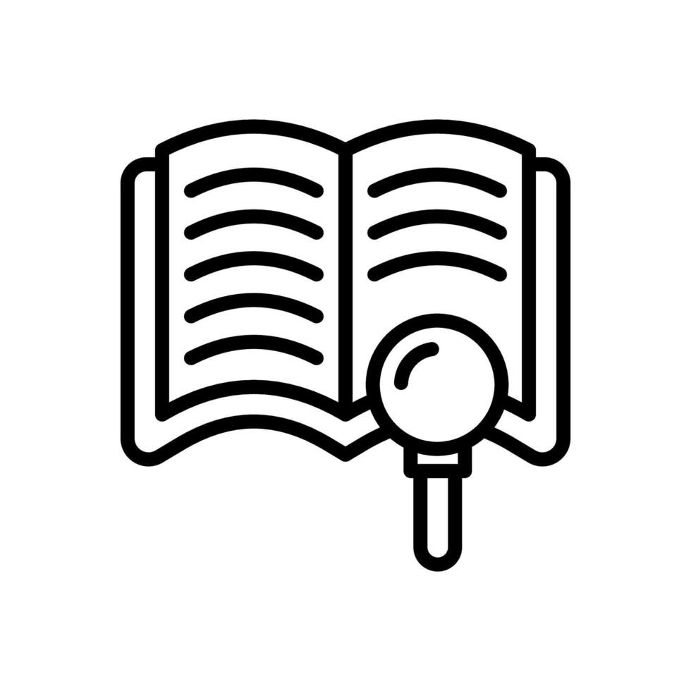 Forschung Papier Symbol im Vektor. Logo vektor