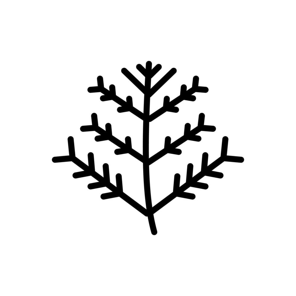 Dill Symbol im Vektor. Logo vektor