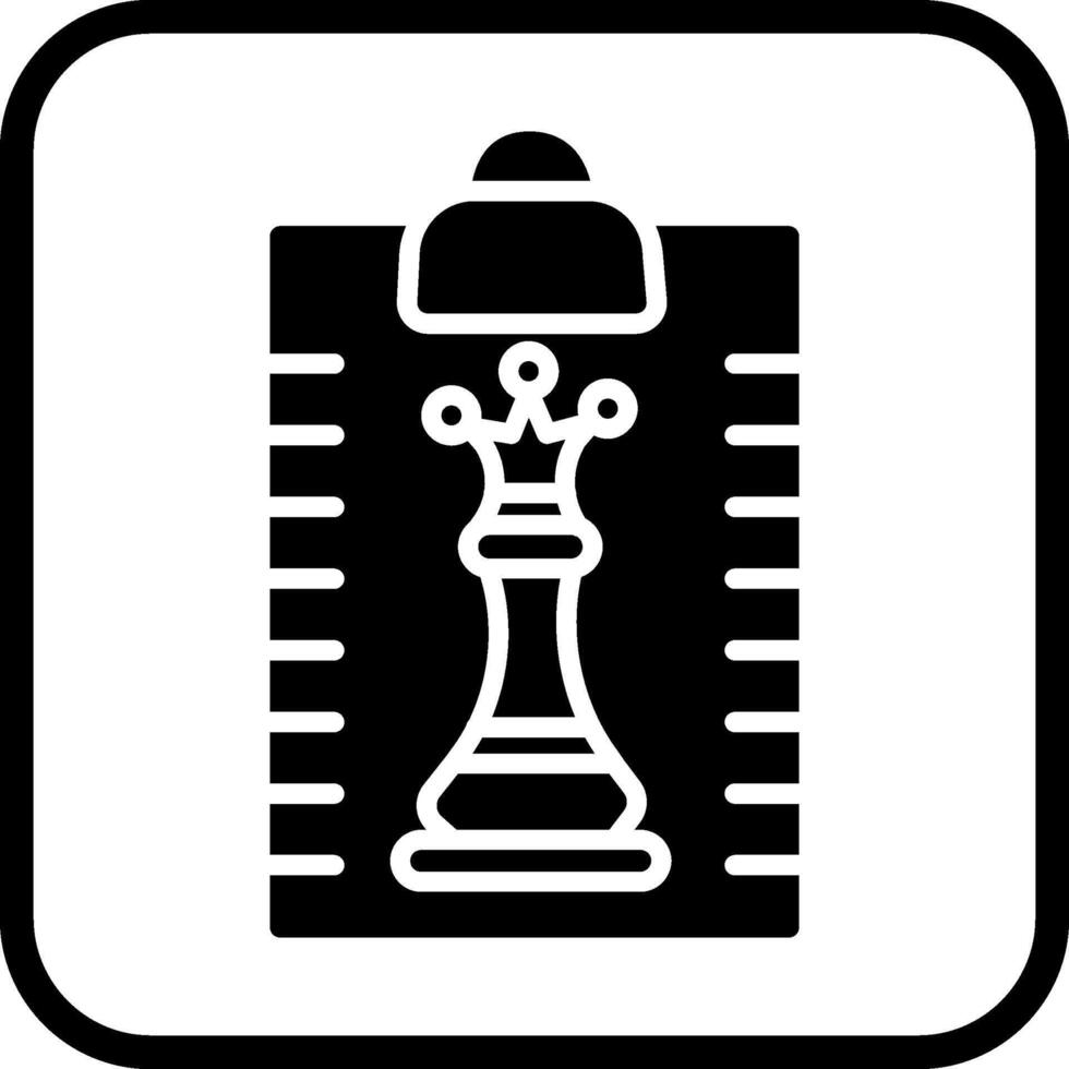 Zwischenablage Schach Vektor Symbol