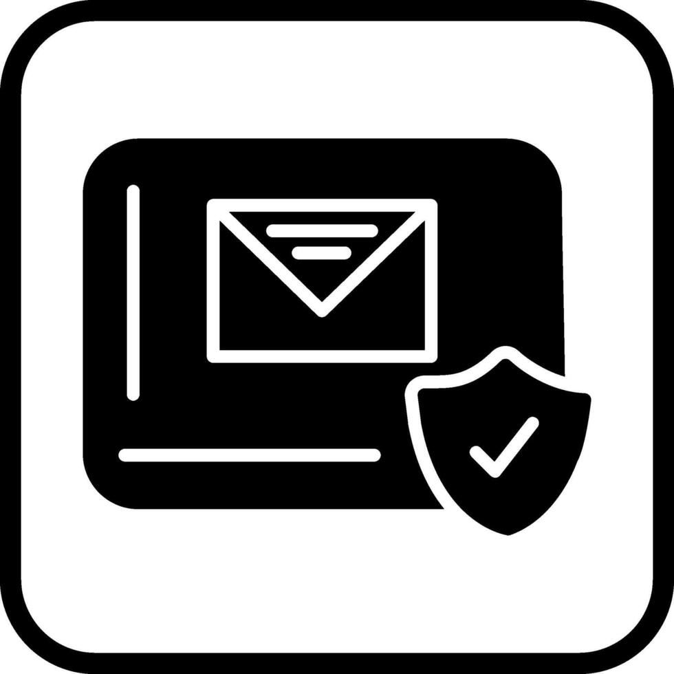 E-Mail-Schutz-Vektorsymbol vektor