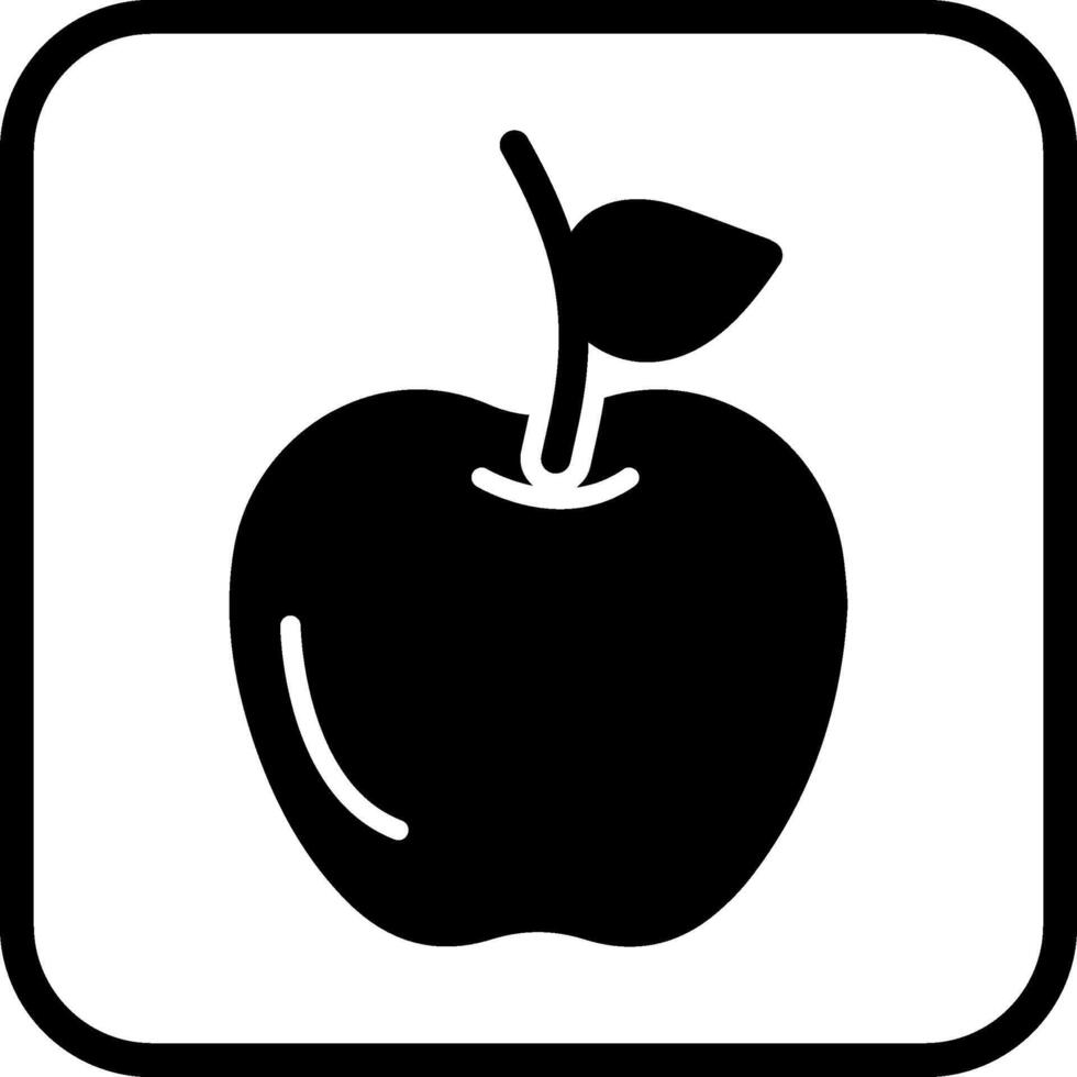 Apple-Vektor-Symbol vektor