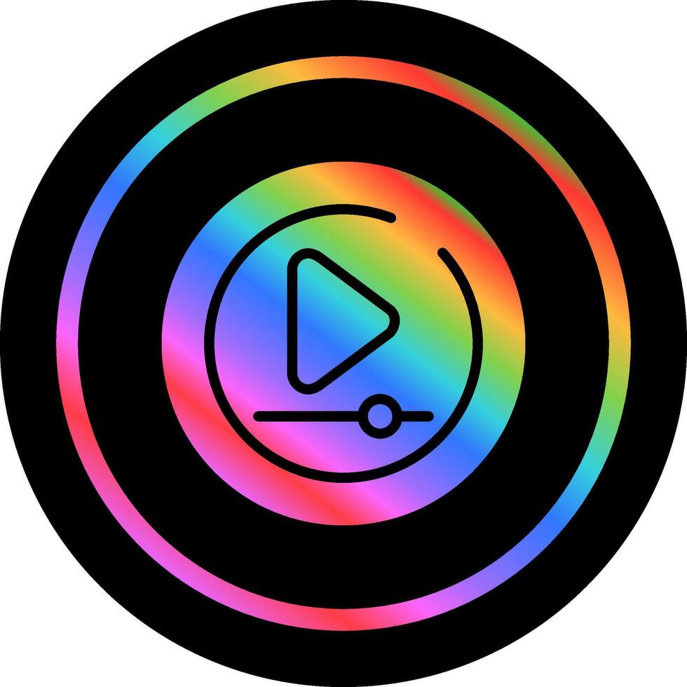 Video abspielen Kreis Vektor Symbol