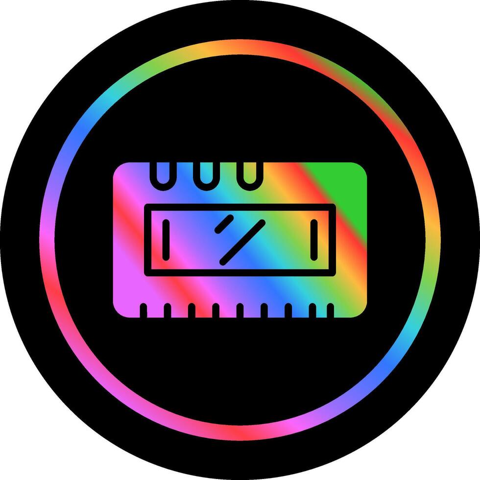 LCD-Vektorsymbol vektor