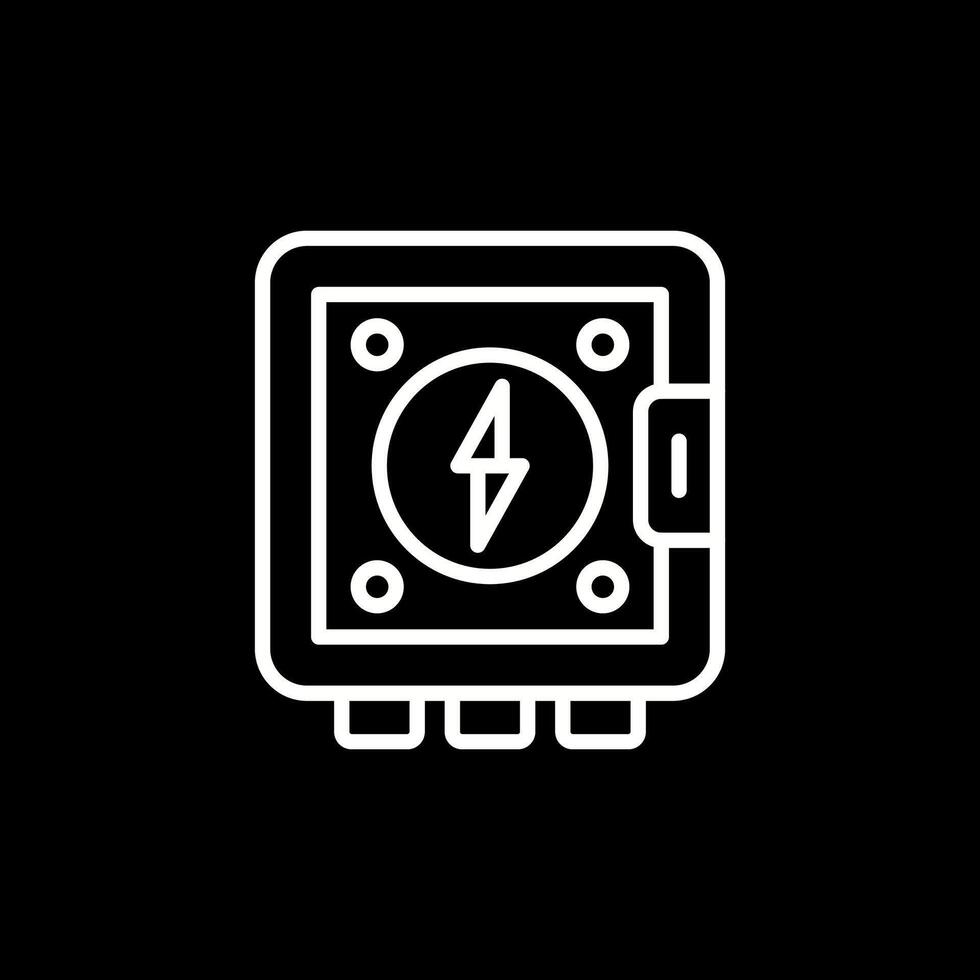 elektrisk panel vektor ikon