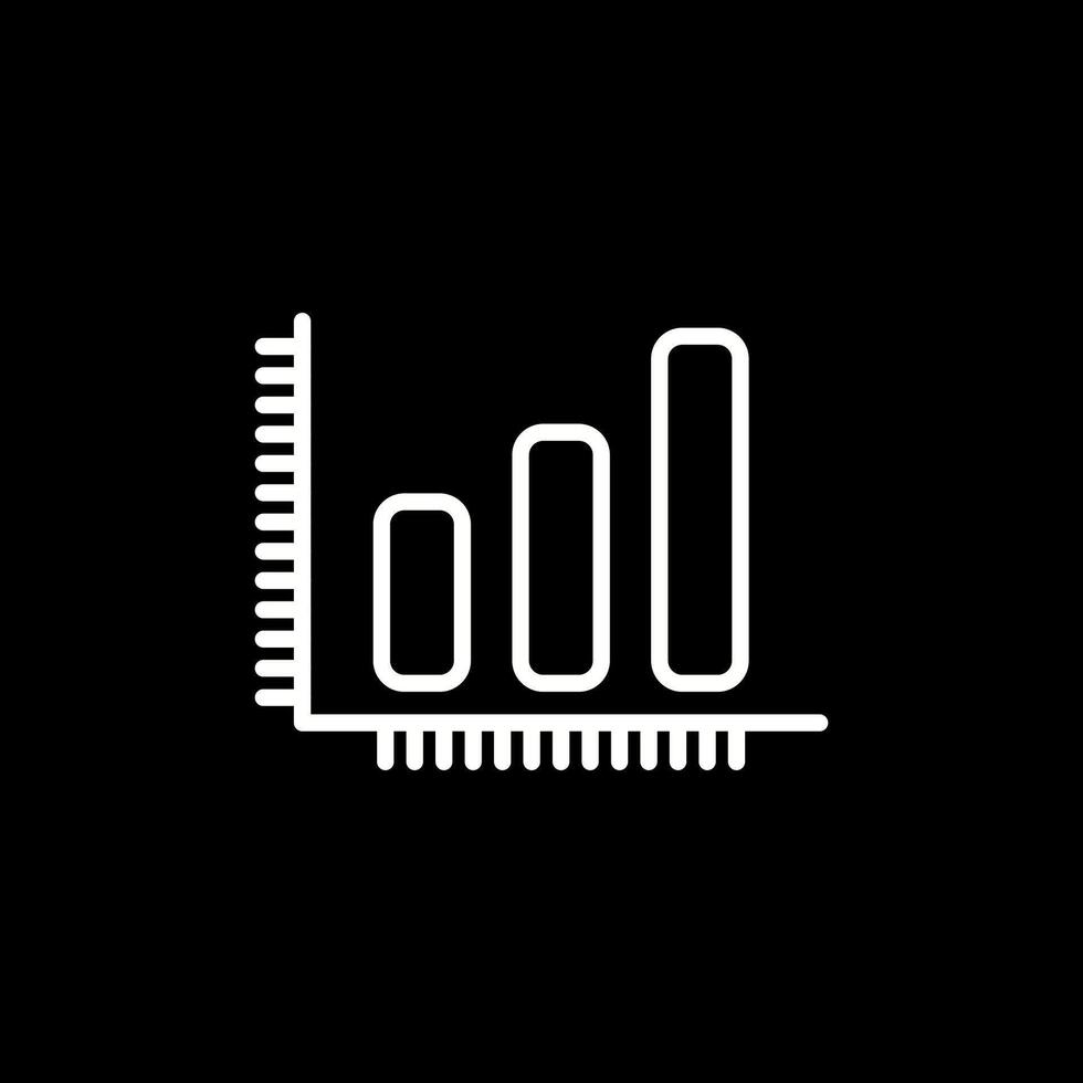 Balkendiagramm-Vektorsymbol vektor