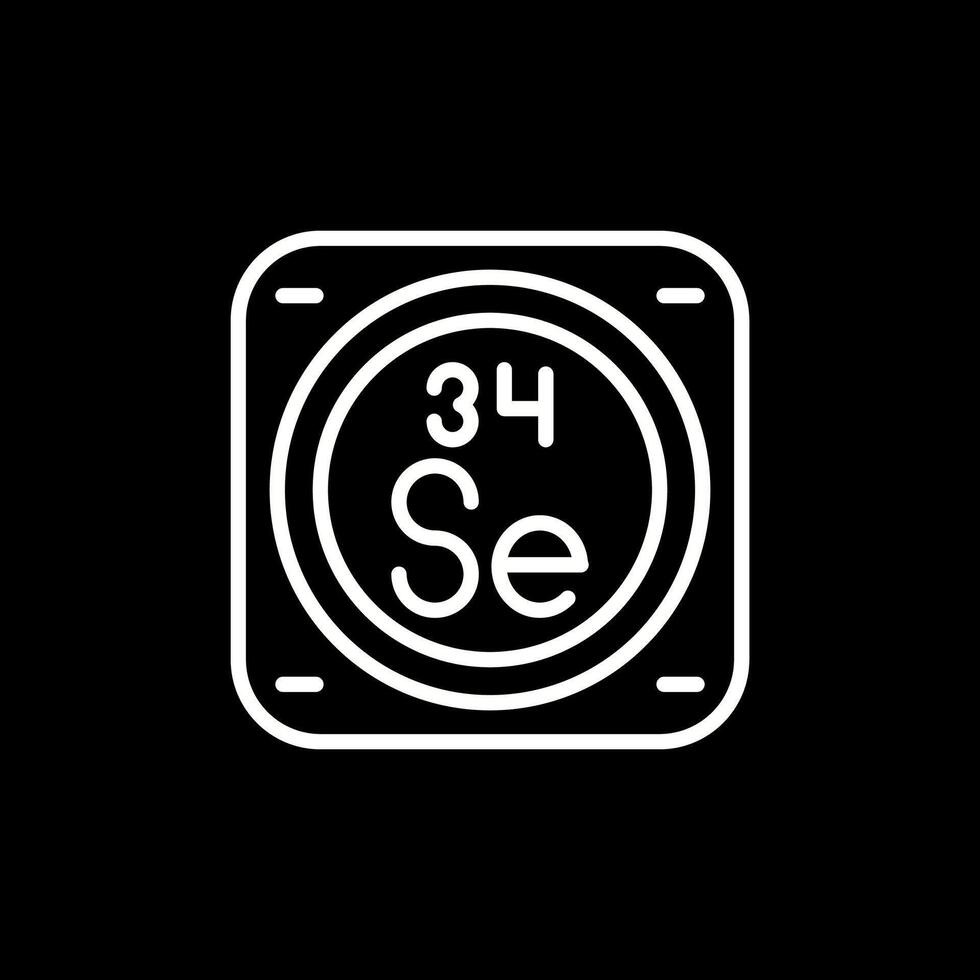 chemisch Element Vektor Symbol