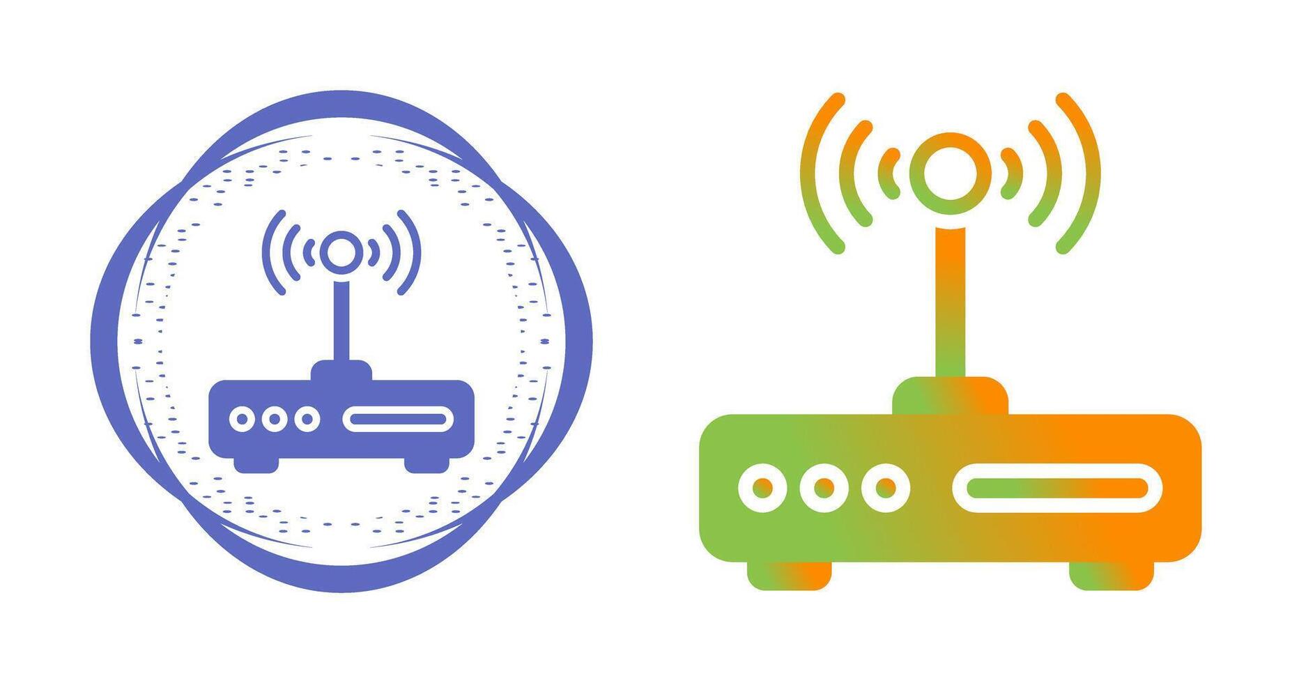 Wi-Fi tillgång punkt vektor ikon