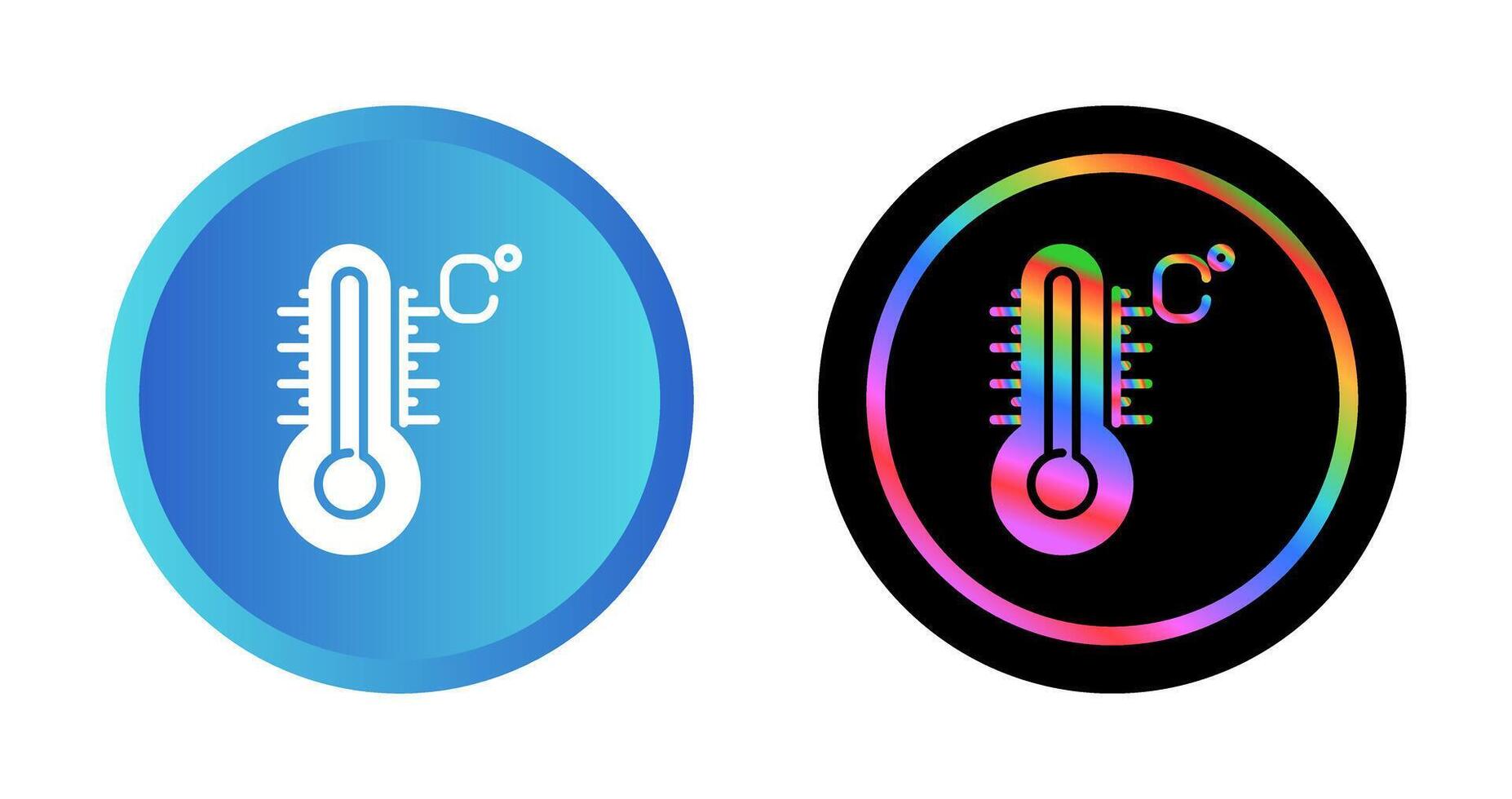 Symbol für Temperaturvektor vektor