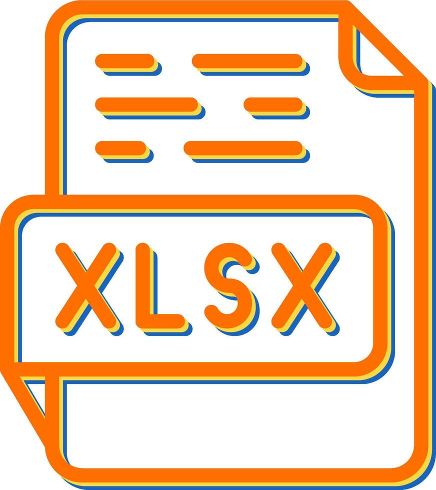 xlsx-Vektorsymbol vektor