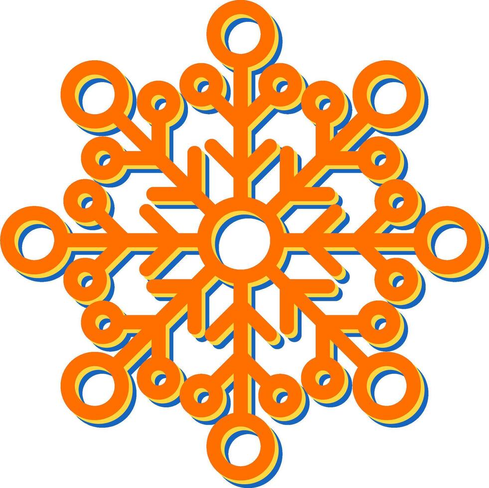 Schnee Vektor Symbol