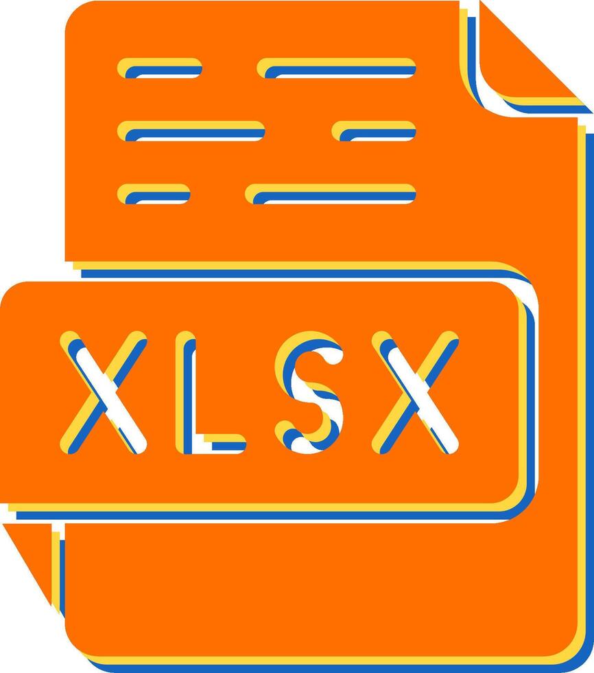 xlsx-Vektorsymbol vektor