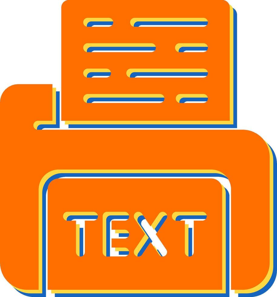 Text Datei Vektor Symbol