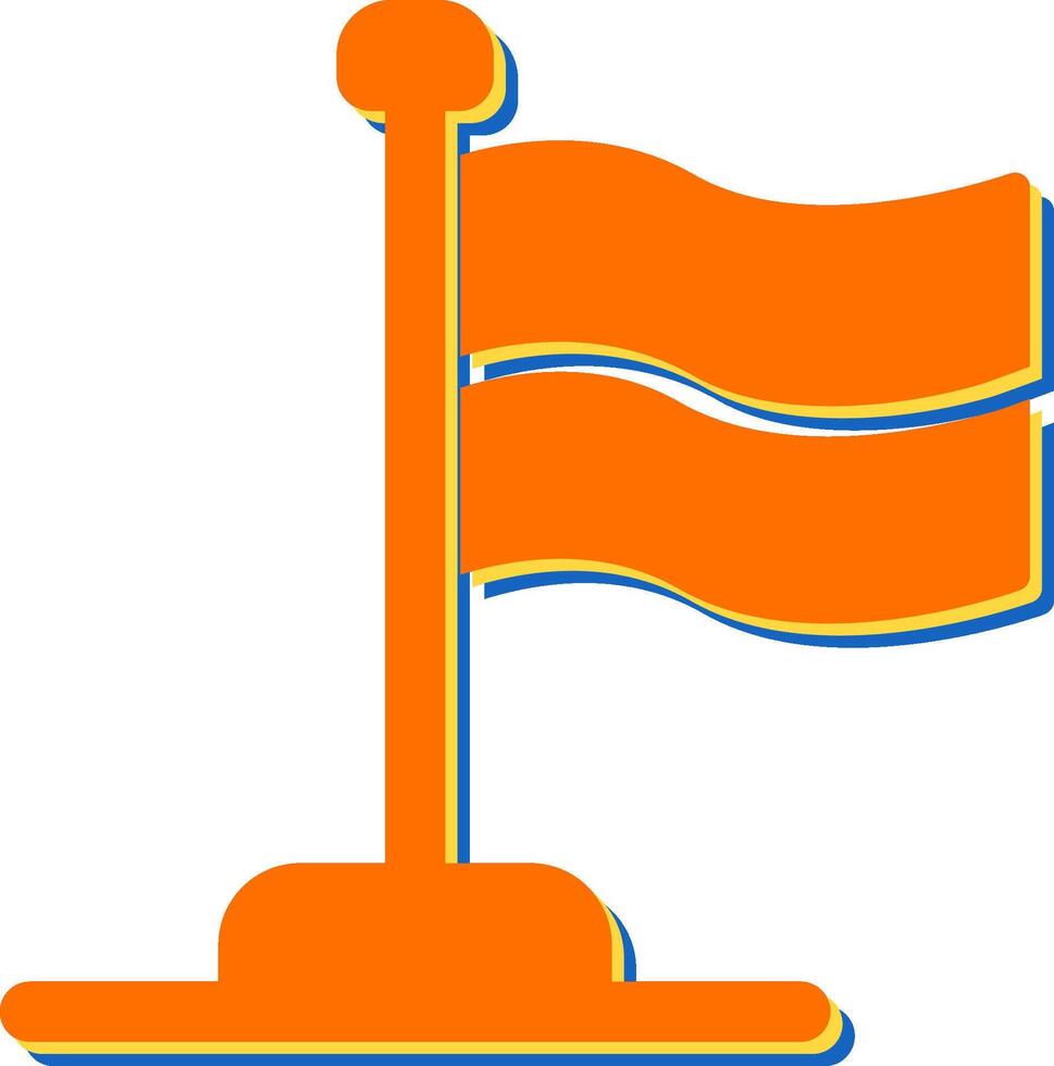 Flaggenvektorsymbol vektor