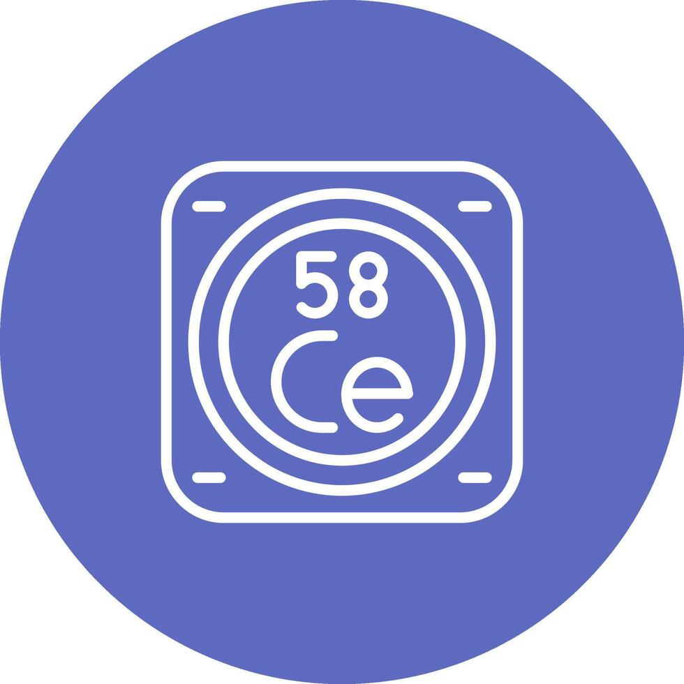 chemisch Element Vektor Symbol