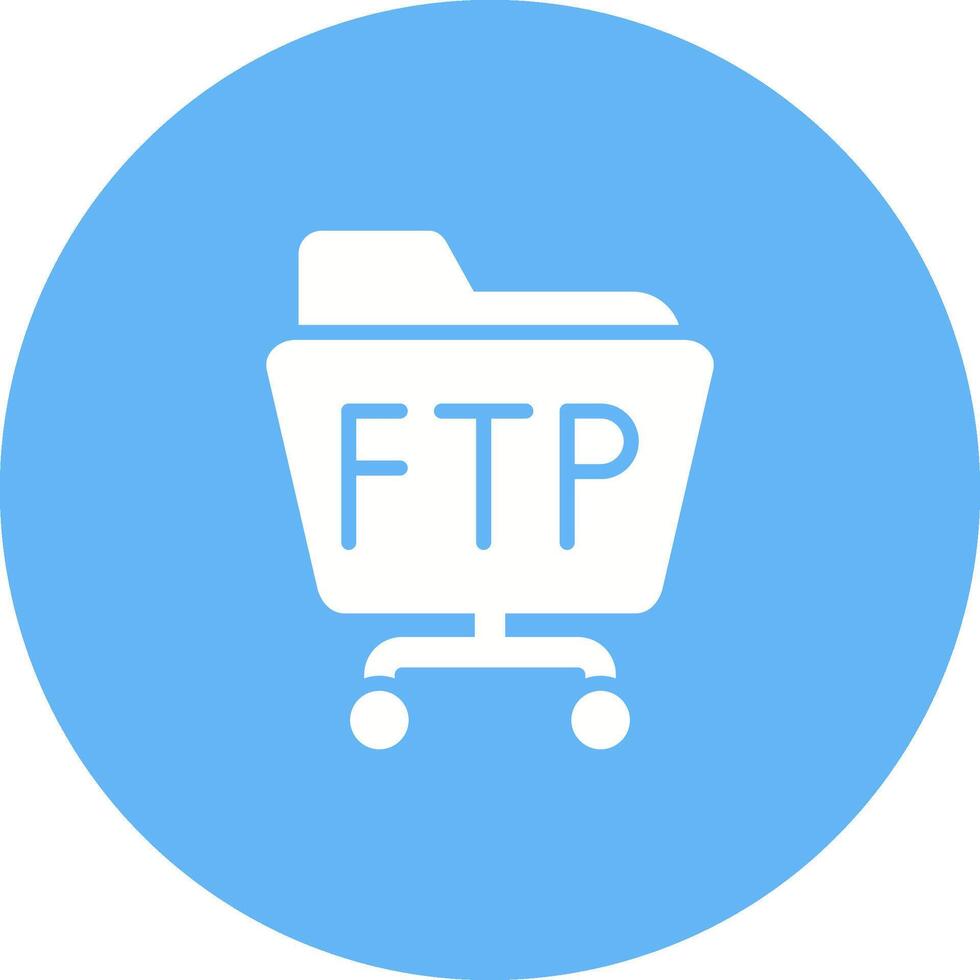ftp Server Vektor Symbol