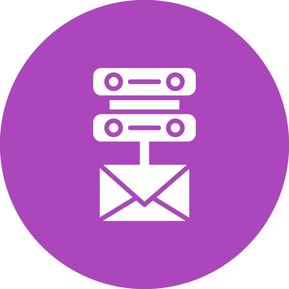Email Server Vektor Symbol