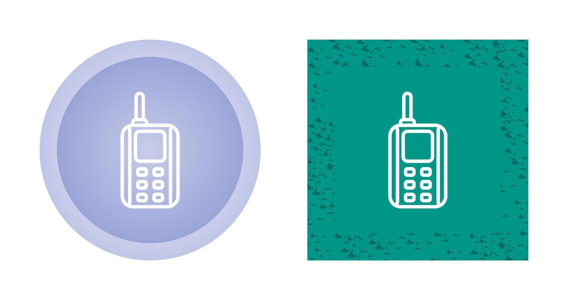 Walkie-Talkie-Vektorsymbol vektor