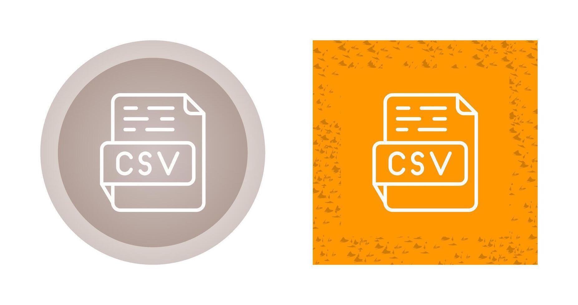 csv-Vektorsymbol vektor