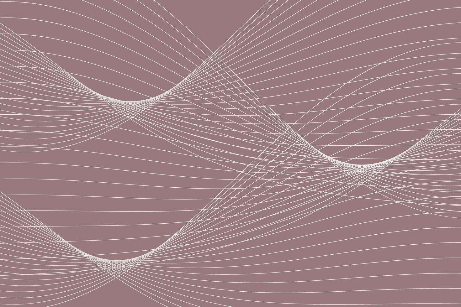 de brun och vit bakgrund funktioner vågig rader skapande en dynamisk och texturerad visuell effekt. de kontrast mellan de färger lägger till djup till de sammansättning vektor