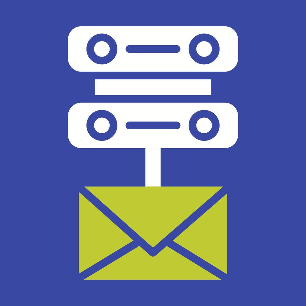 Email Server Vektor Symbol