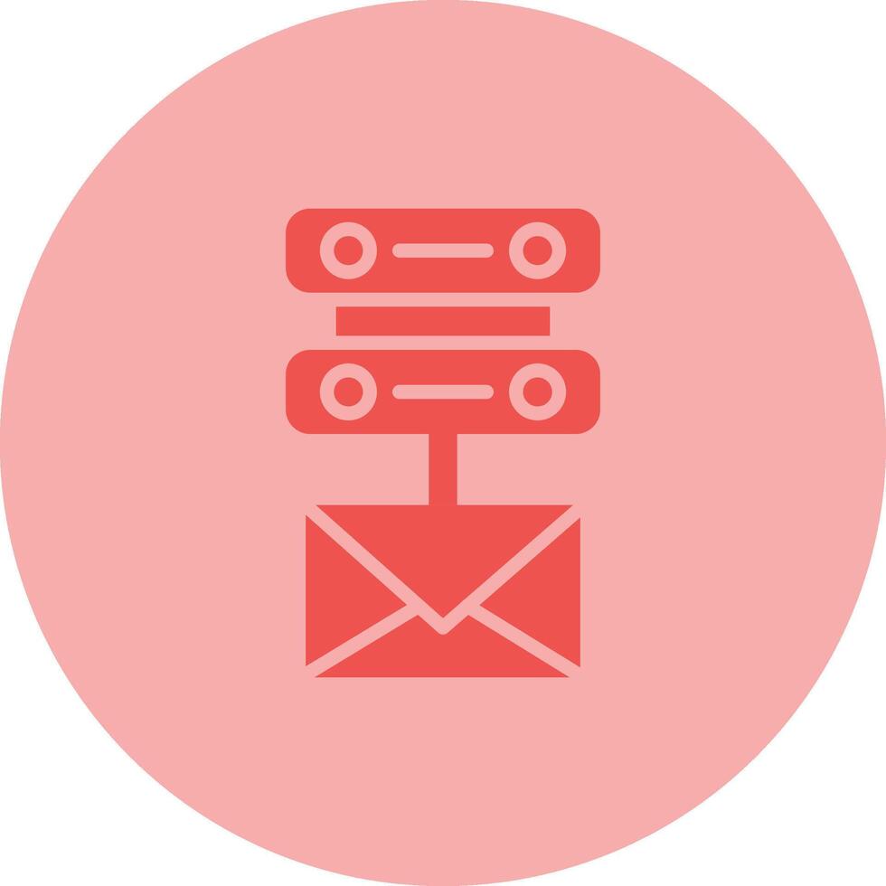 Email Server Vektor Symbol