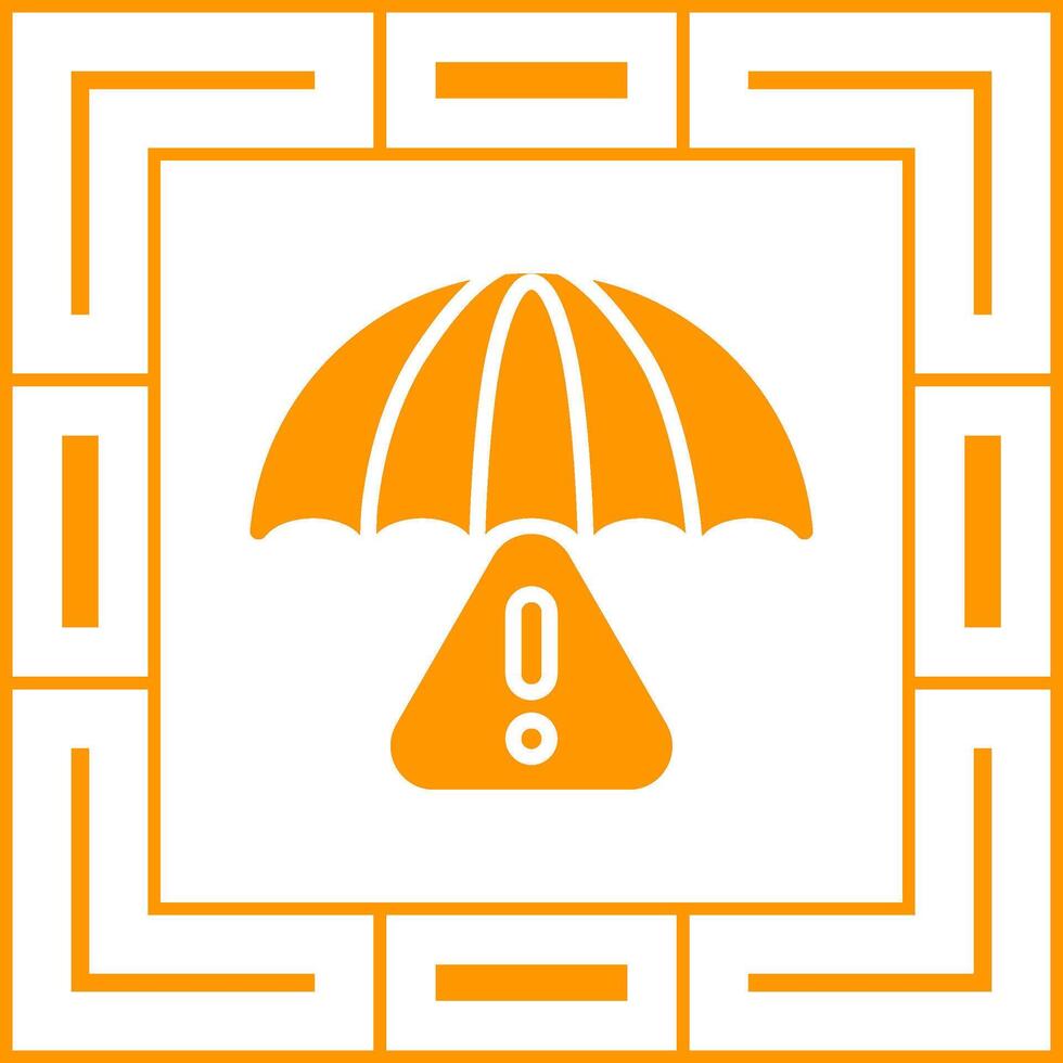 Regenschirm-Vektor-Symbol vektor