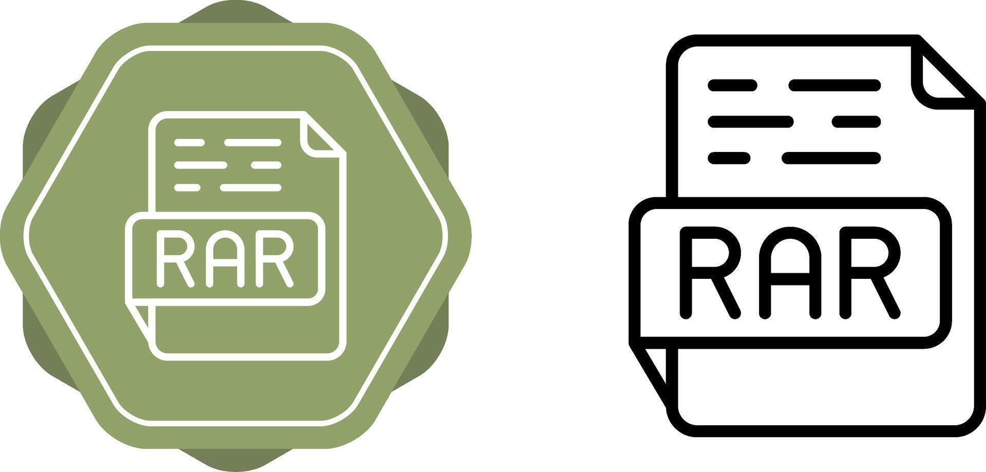 rar-Vektorsymbol vektor