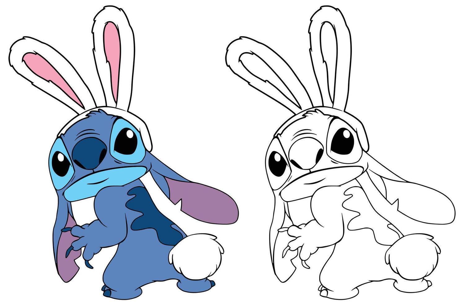 lilo und Stich Figuren, Stich Disney vektor