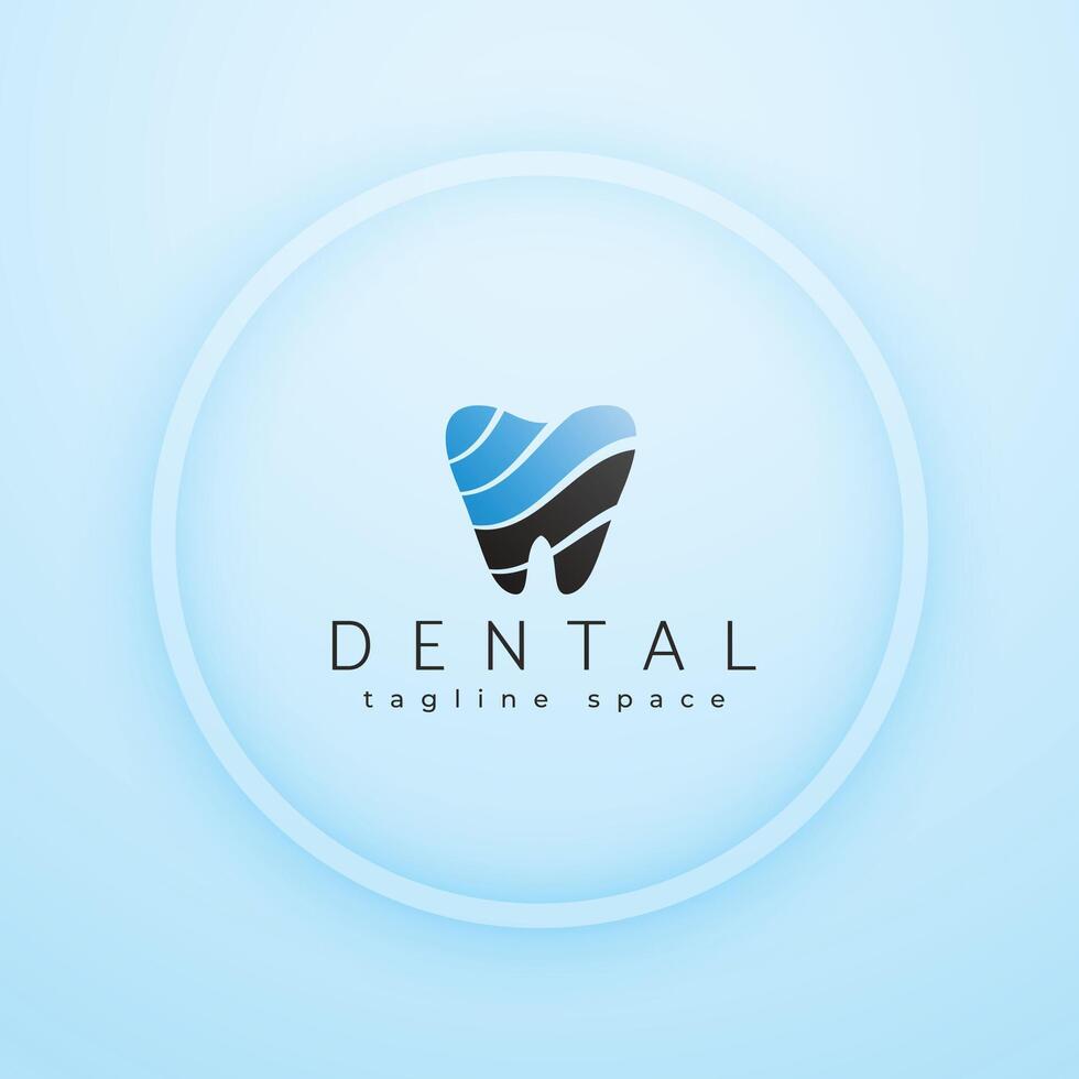 dentofazial Dental Klinik Logo zum Zähne implantieren vektor