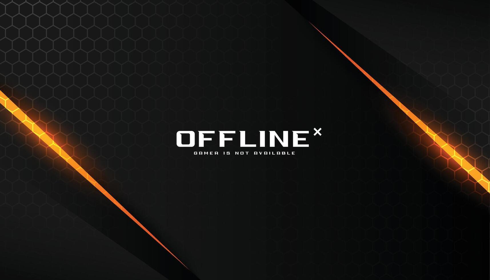 abstrakt offline Spielen sportlich Banner mit glänzend bewirken vektor