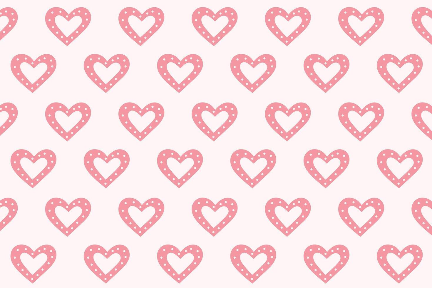 schön und süß Herz Muster Hintergrund zum Valentinsgrüße Paar vektor