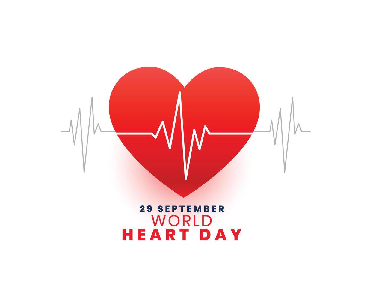 glücklich International Herz Tag Poster zum global Pflege und Sicherheit vektor