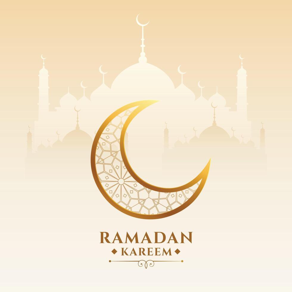 religiös Ramadan kareem Feier Hintergrund vektor