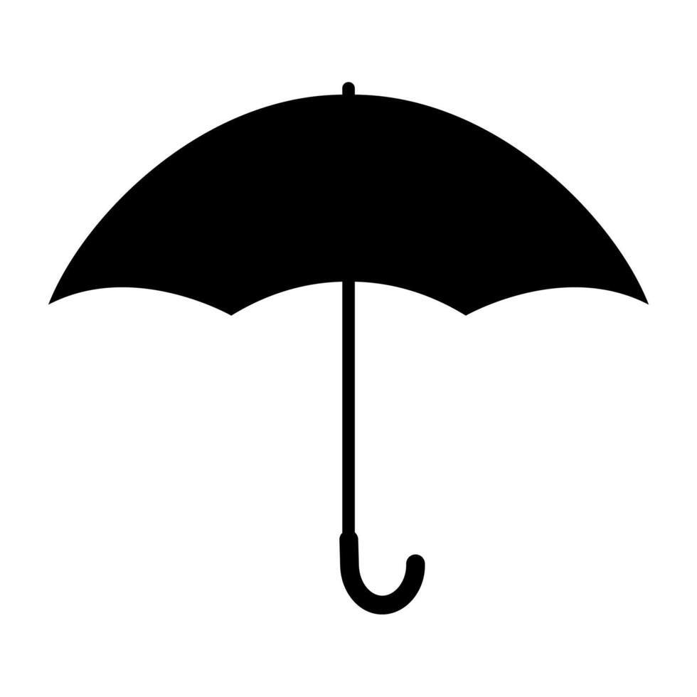 Regenschirm Symbol Vektor zum Grafik Design, Logo, Webseite, Sozial Medien, Handy, Mobiltelefon Anwendung, ui