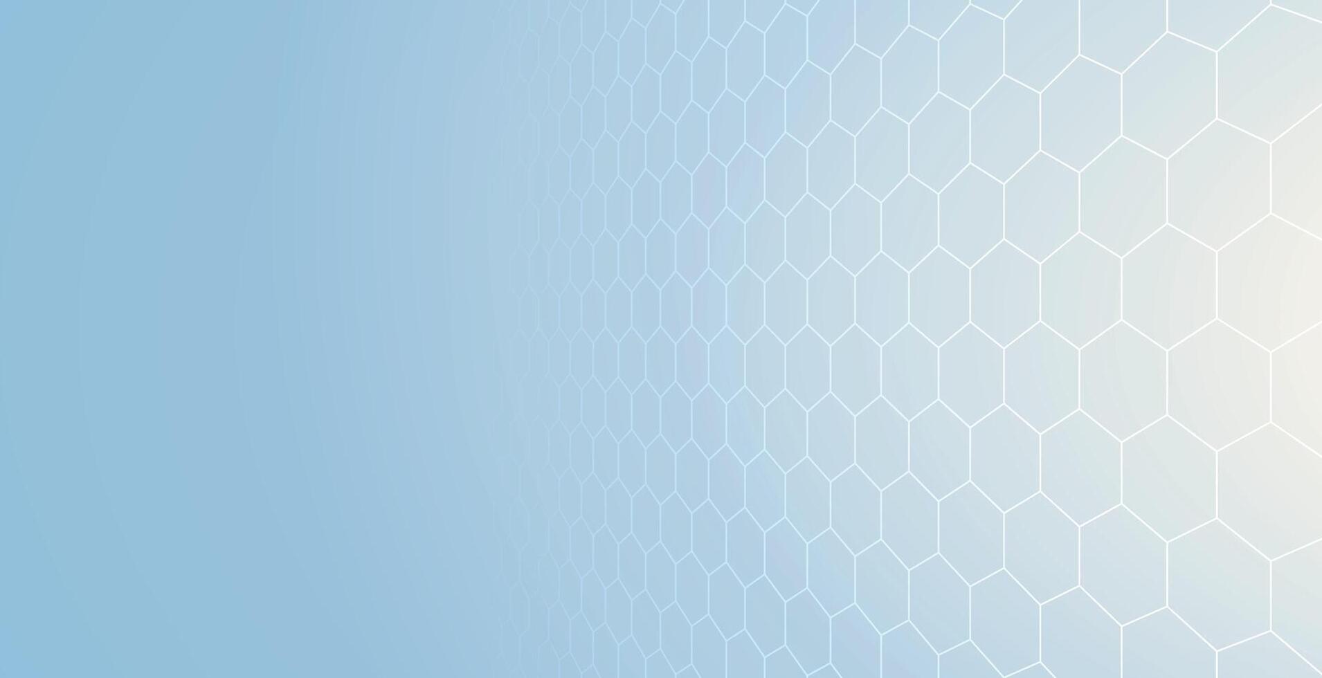 trogen digital techno hexagonal bakgrund för data visualisering vektor