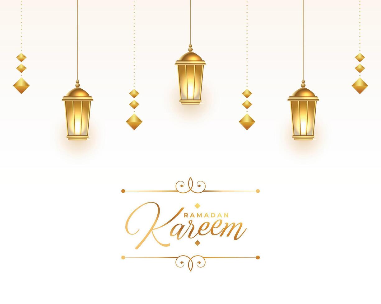 islamisch lntern Dekoration zum Ramadan kareem Festival vektor