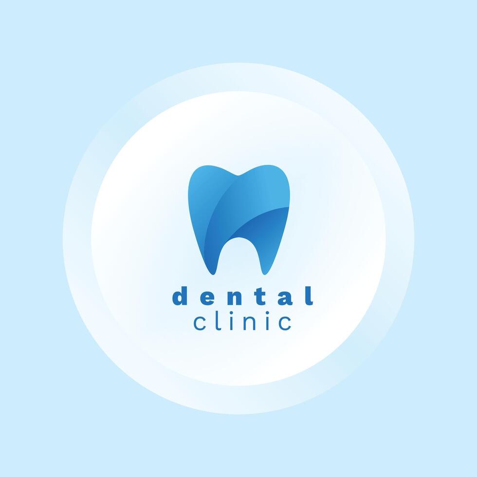 Stomatologie Dental Klinik Logo Emaille Vorlage vektor