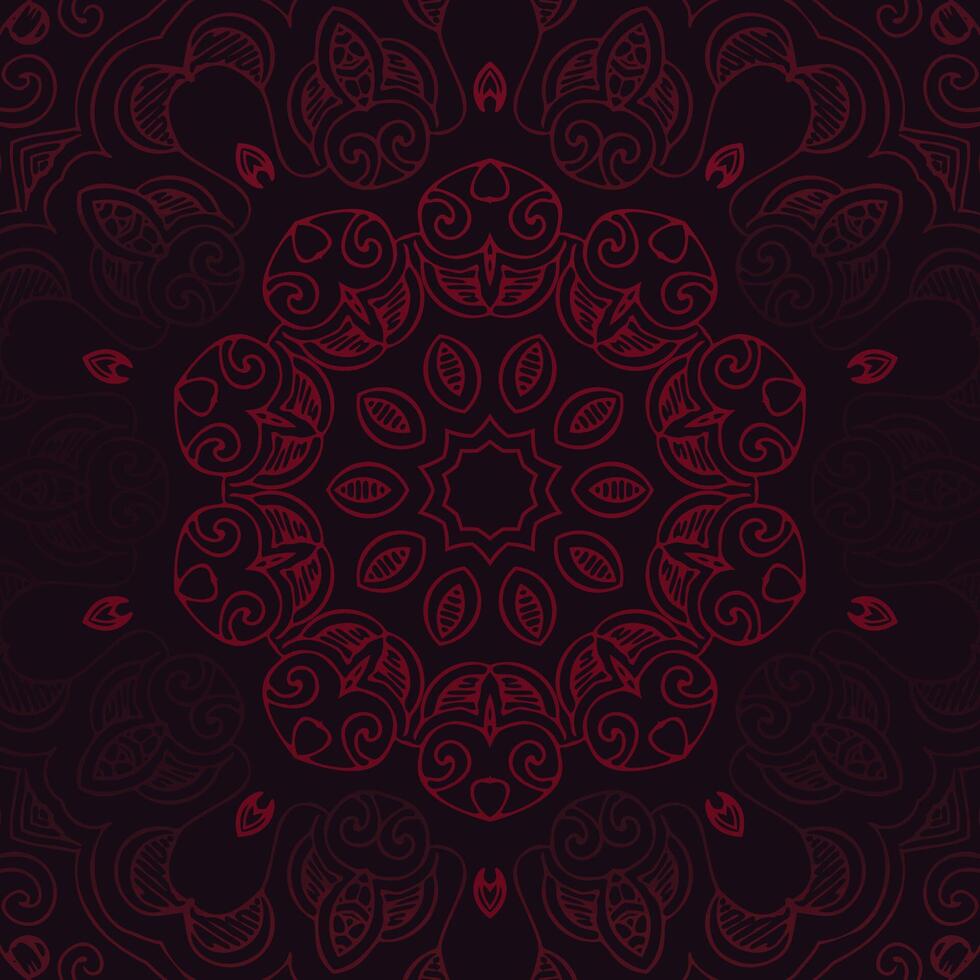 elegant Hintergrund mit ein dekorativ Mandala Textur Design vektor