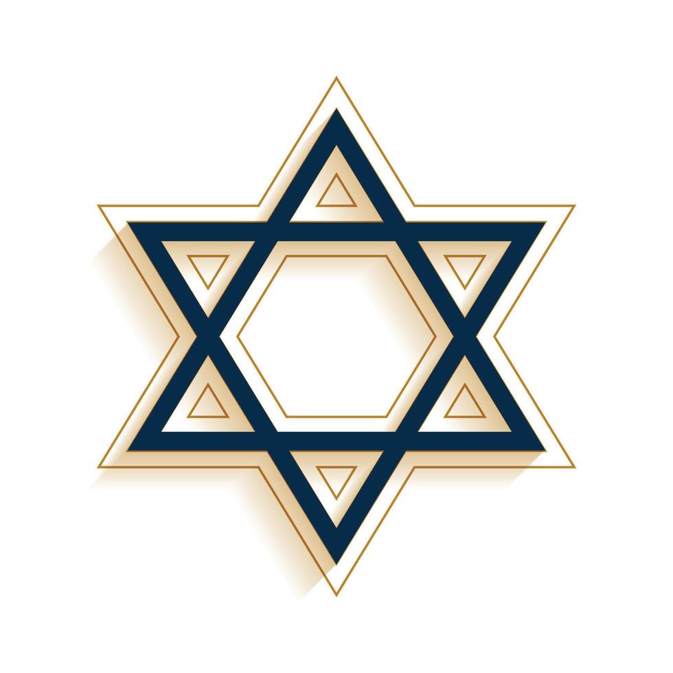 jewish religiös stjärna symbol bakgrund för Israel kultur vektor