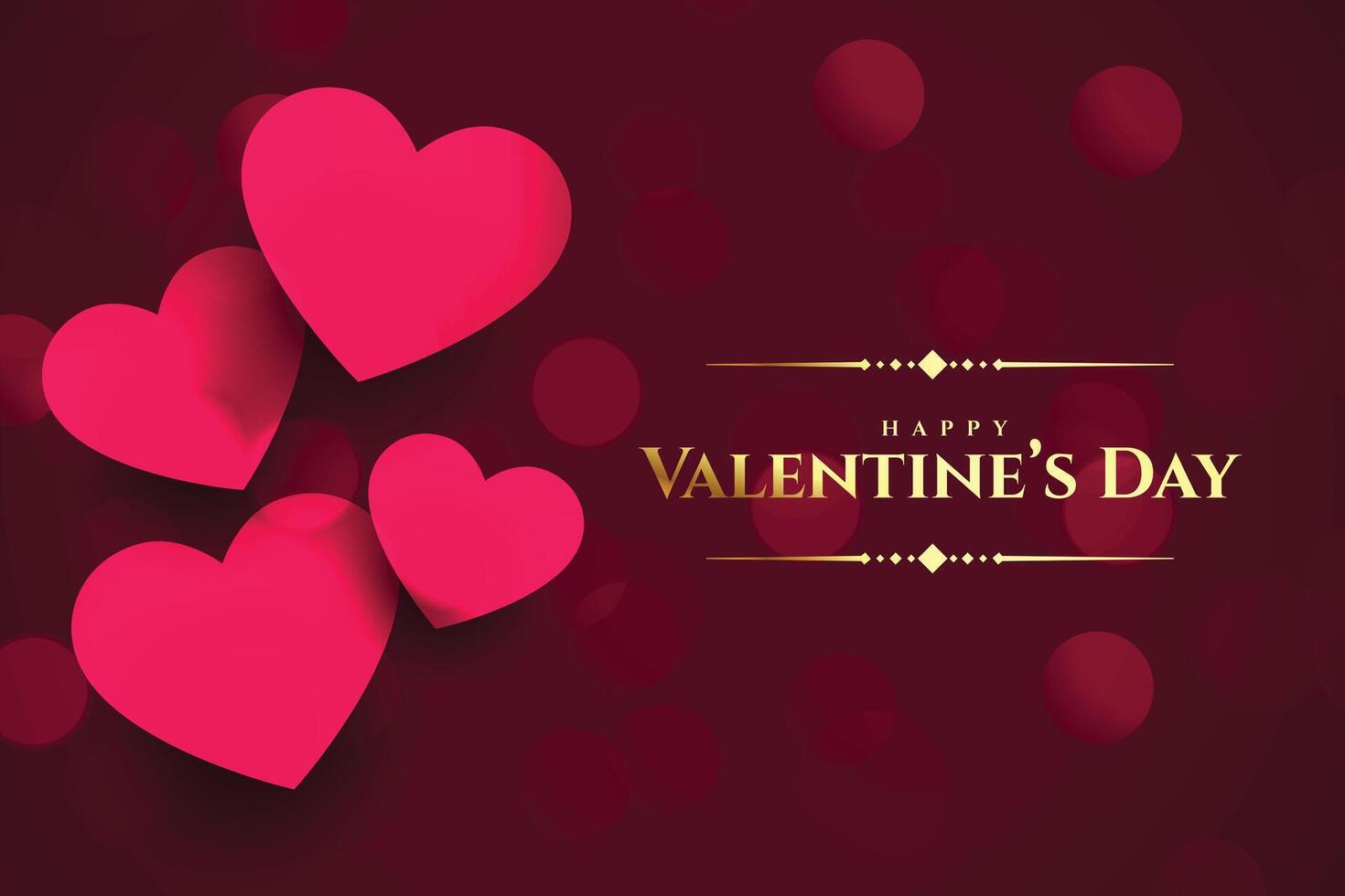 Valentinsgrüße Tag romantisch Karte Design vektor