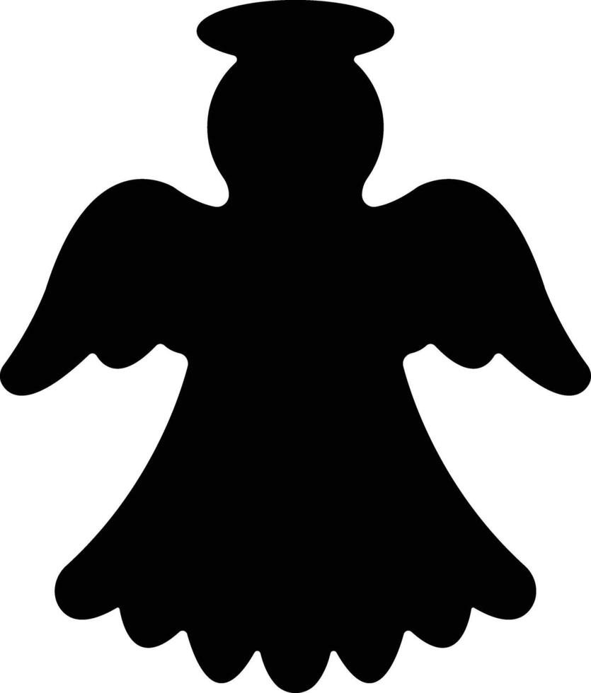änglar med vingar ikon i platt stil. isolerat på spridning, jul ängel ikon helig ängel tecken för mobil begrepp och hemsida design. symbol, grafik logotyp vektor