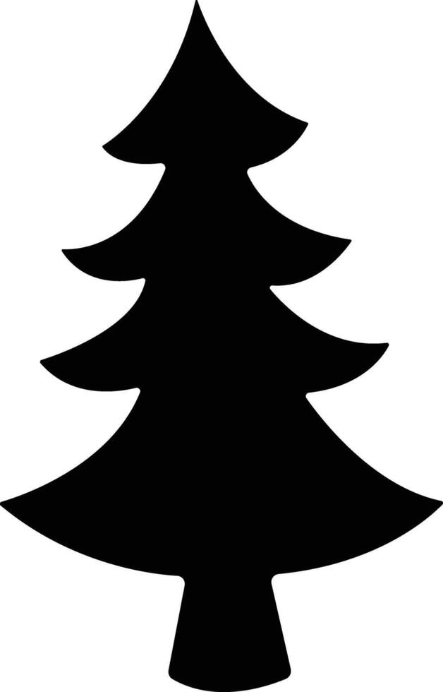 Weihnachten Baum Symbol im eben Stil. Vektor zum Apps und Webseite. isoliert auf enthält eine solche Symbole wie Weihnachten Baum können Sein benutzt zum Natur, Urlaub, Winter Plakate