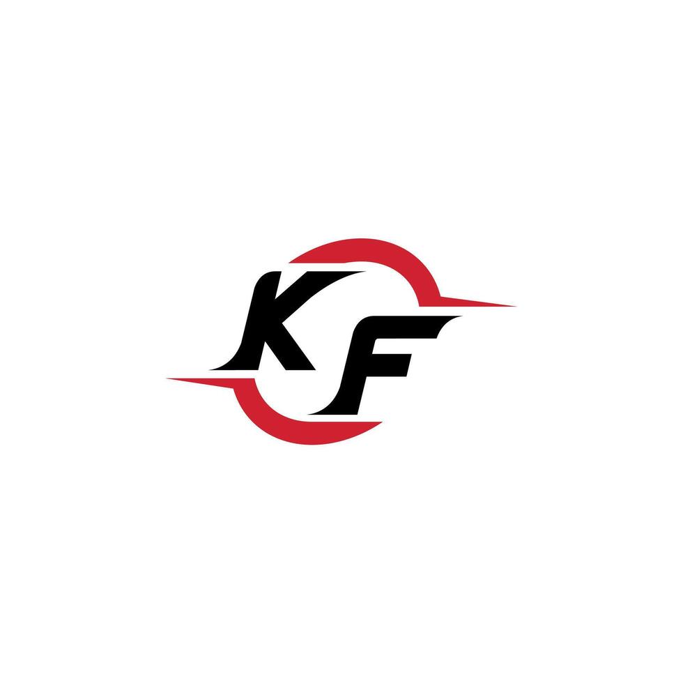 K F första esport eller gaming team inspirera begrepp idéer vektor