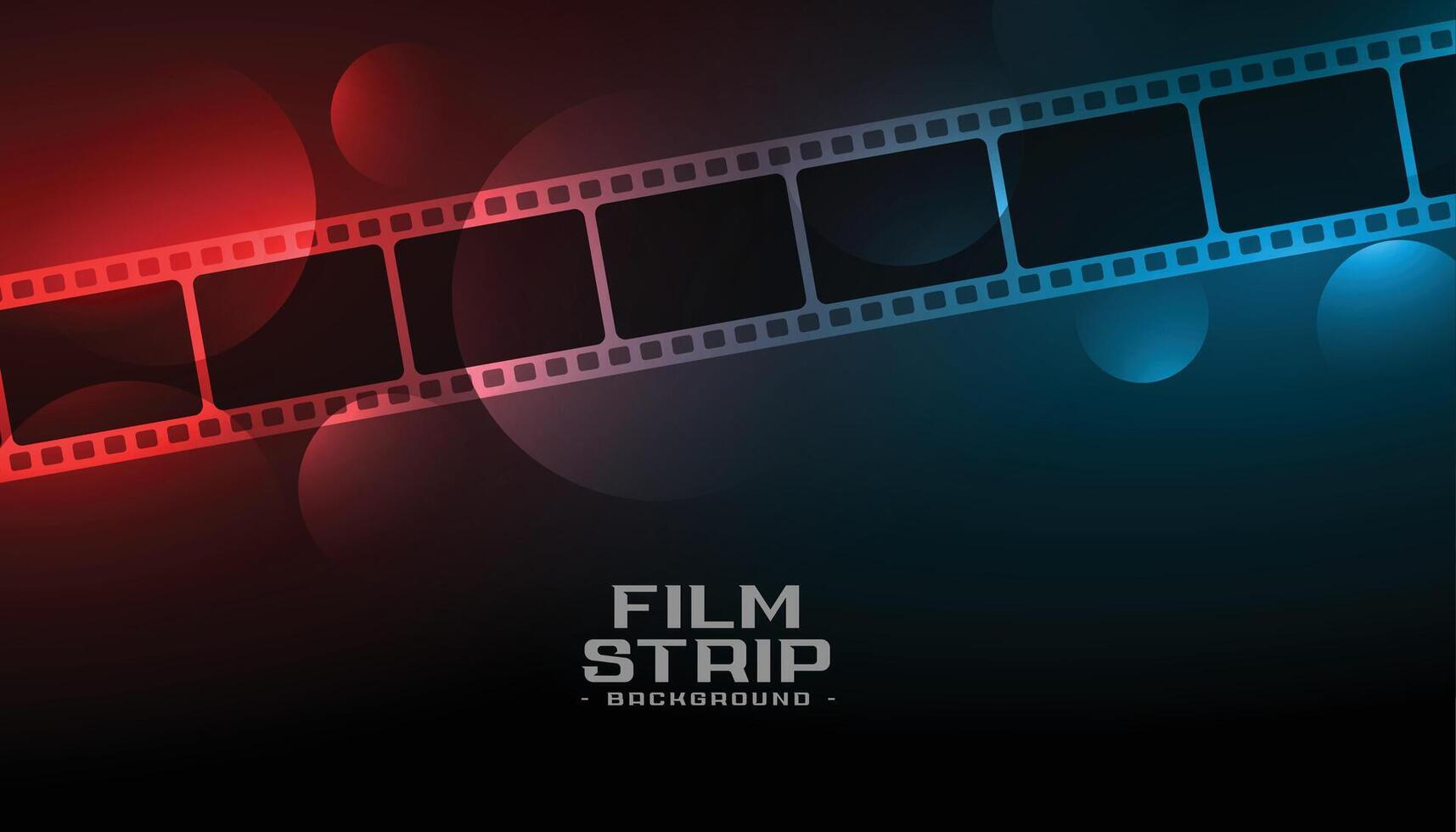 Film Streifen mit Licht bewirken Kino Hintergrund vektor