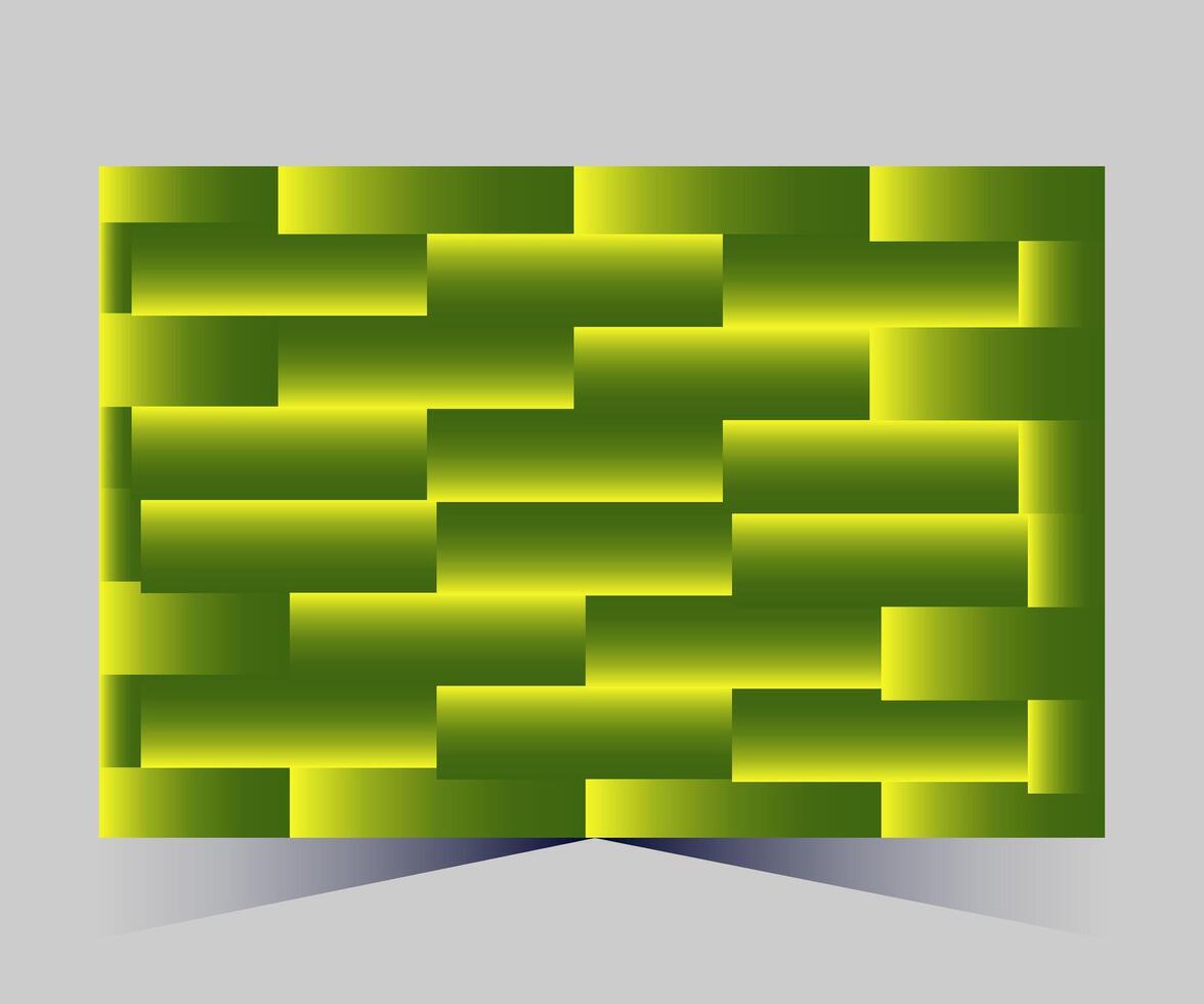 Grün abstrakt Hintergrund mit Quadrate vektor