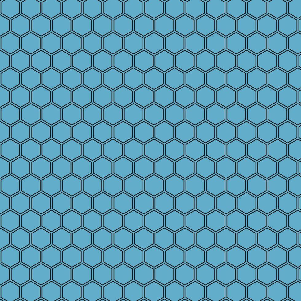 einfach abstrakt islamisch schwarz Farbe Polygon Hexagon Muster auf vektor